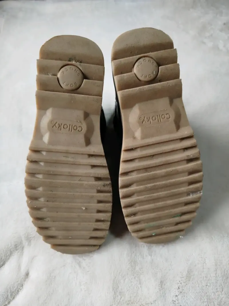 Botines negros charol con hebillas - 4