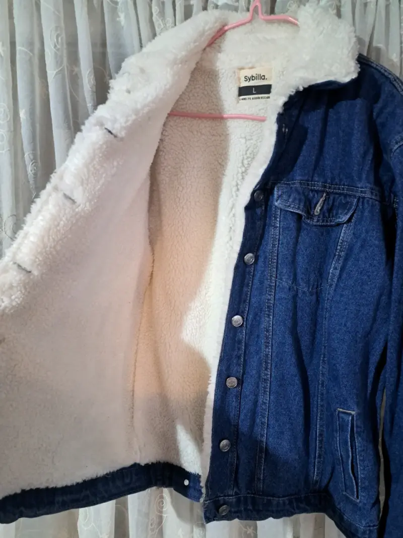 Chaqueta mezclilla con forro - 2