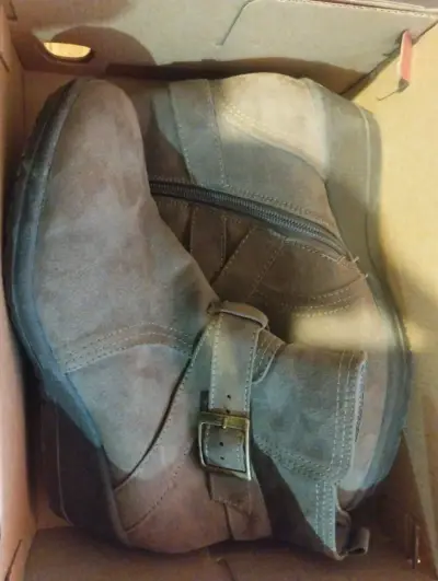 Botas de gamuza marrón talla 37 - miniatura 1