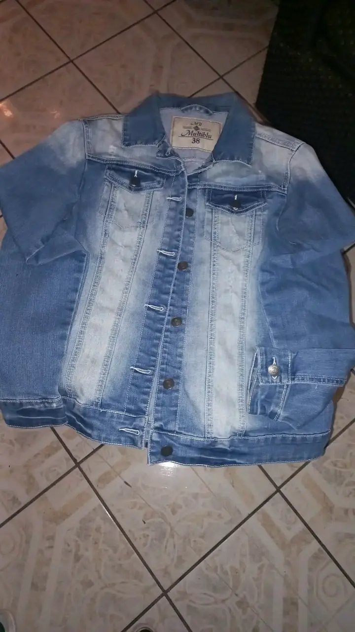 Chaqueta de mezclilla azul