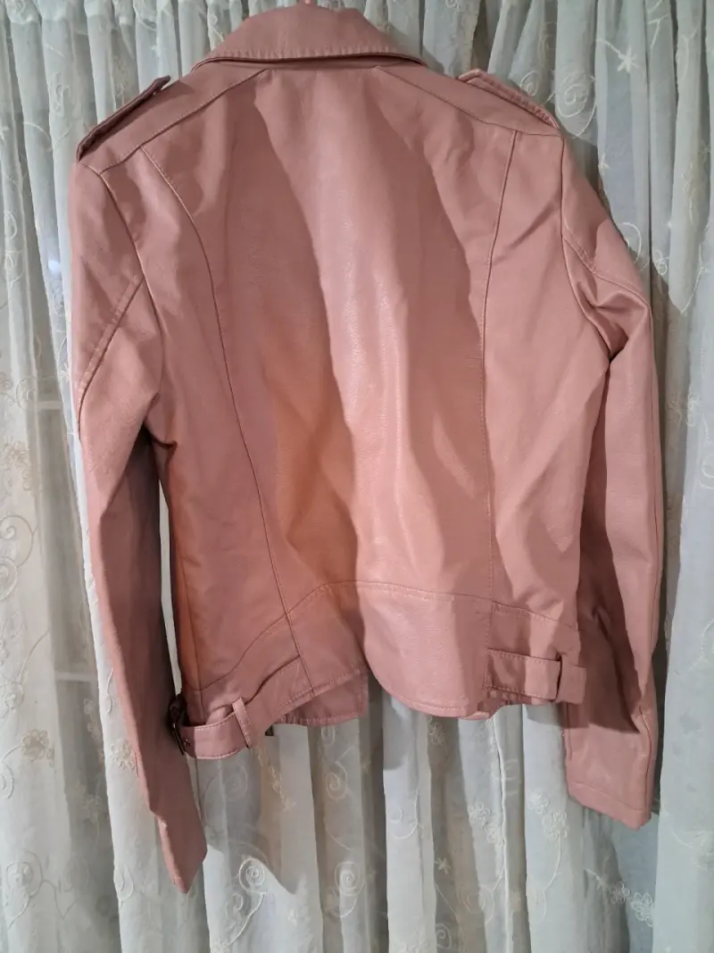 Chaqueta biker rosa Sybilla - 2