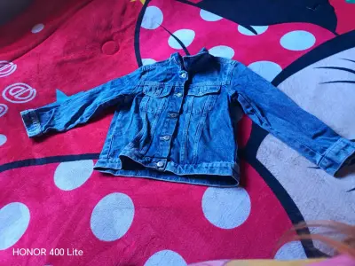 Jardinera denim infantil - miniatura 5