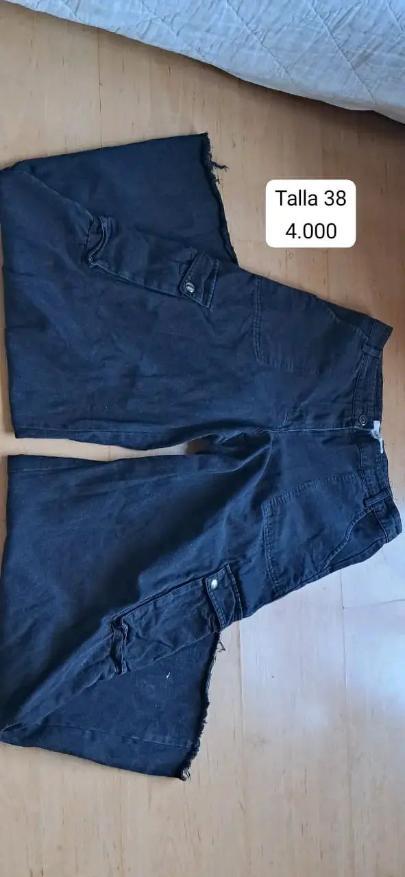 Pantalones cargo negros