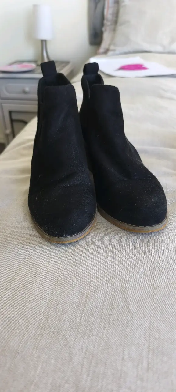 Botines negros de gamuza - 3