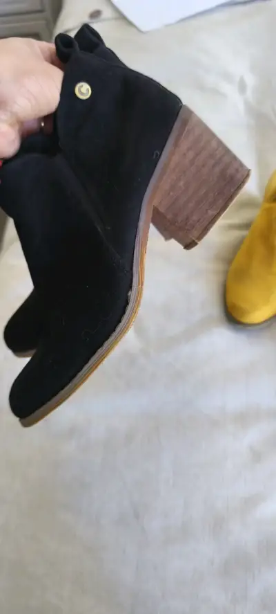 Botines negros de gamuza - miniatura 4