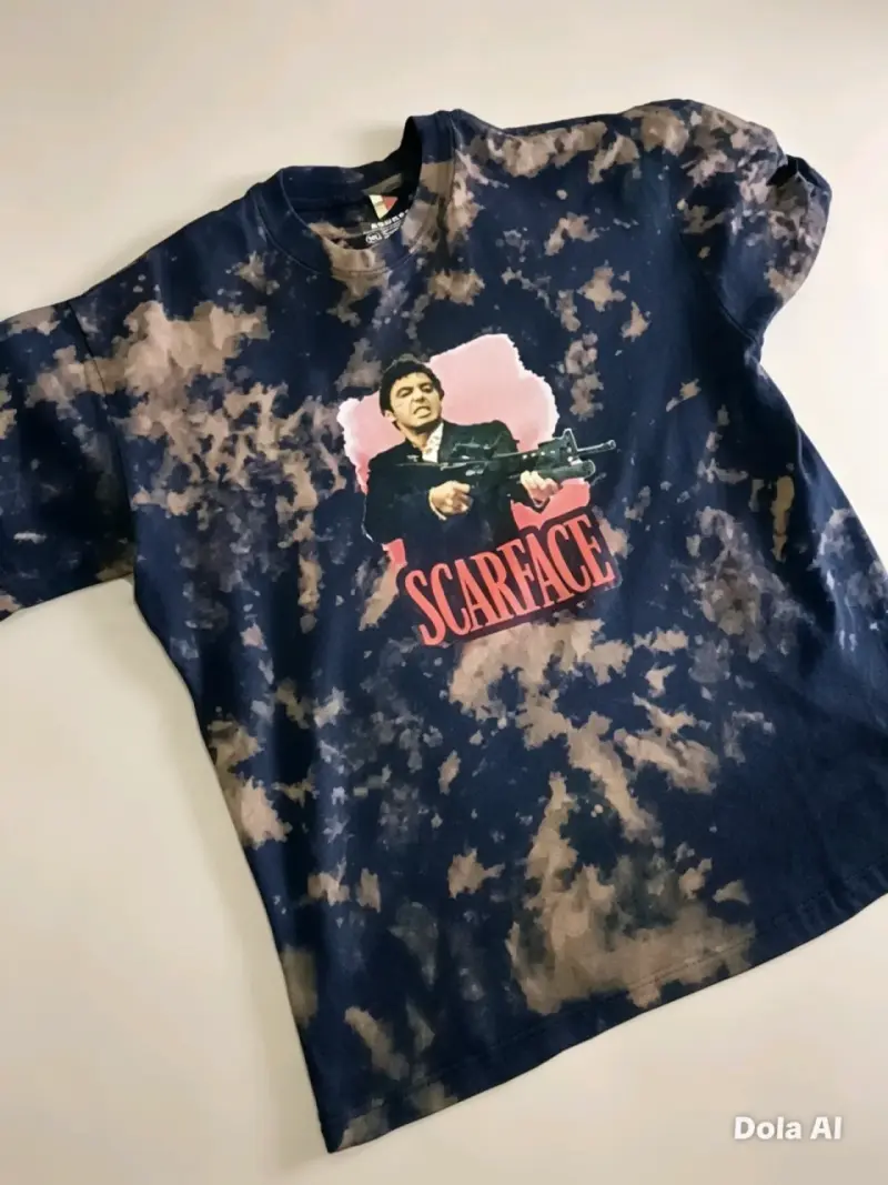 Polera Scarface tie-dye