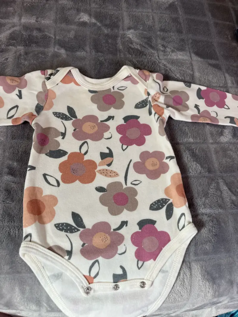 Body bebé estampado floral - 1
