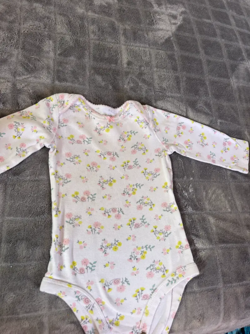 Body bebé floral rosado - 5