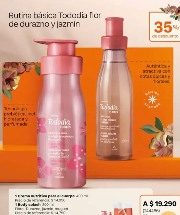 Set crema y body splash Tododia