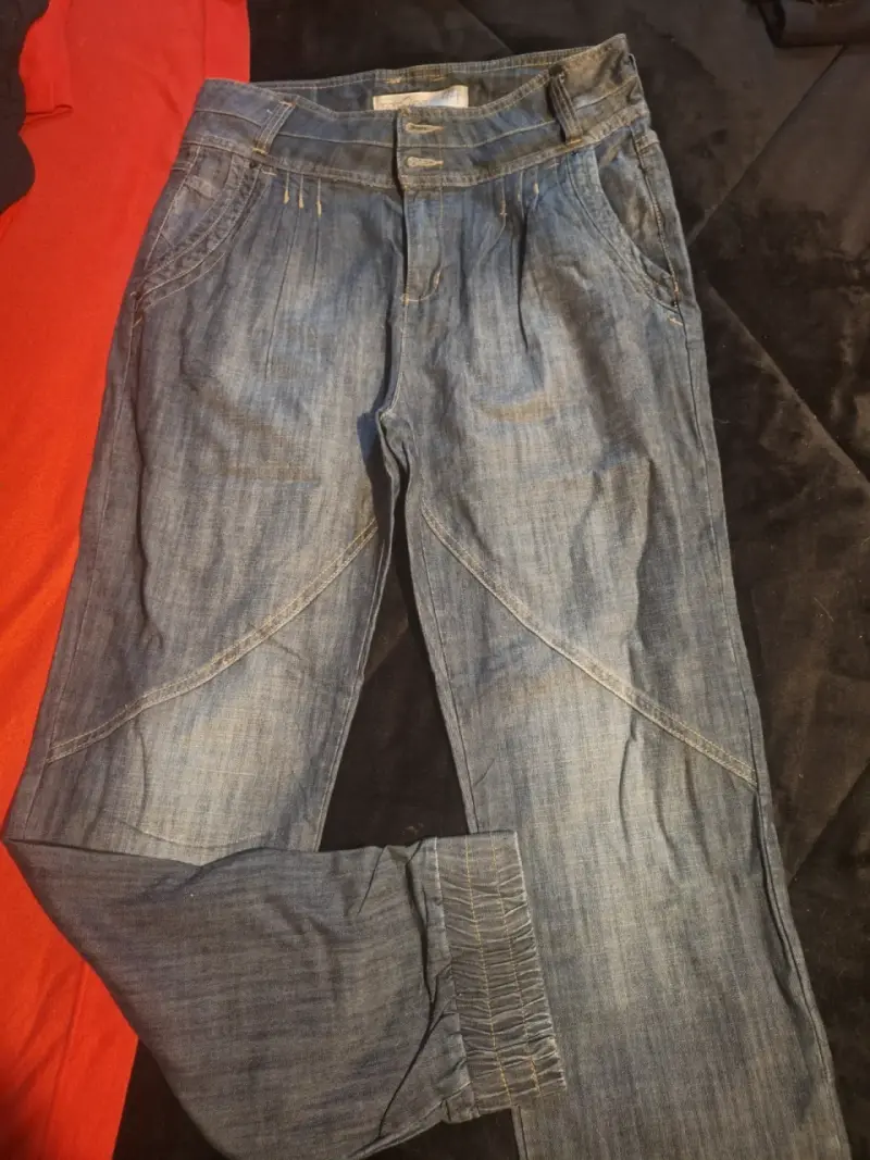 Jeans de mezclilla azul