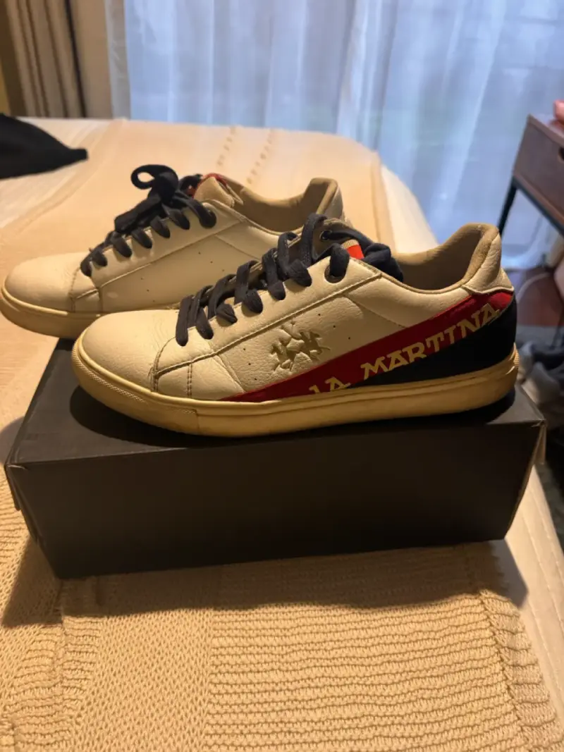 Zapatillas blancas La Martina - 1