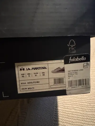 Zapatillas blancas La Martina - miniatura 4