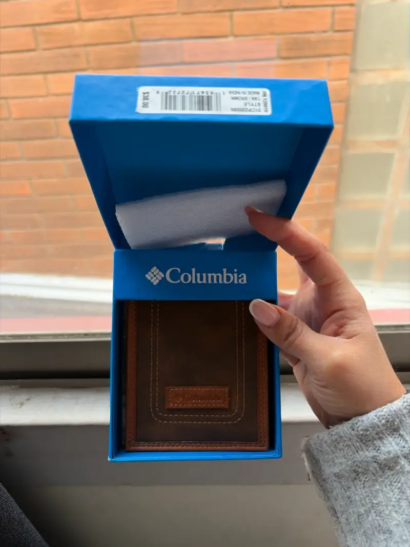 Billetera Columbia marrón - 1