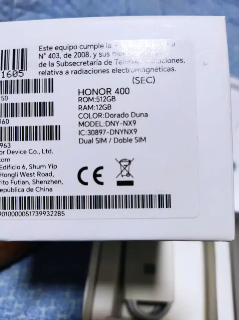 Smartphone Honor 400 5G nuevo - 4