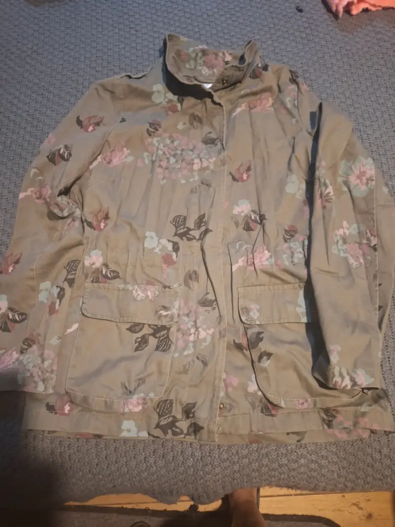 Chaqueta floral de mujer