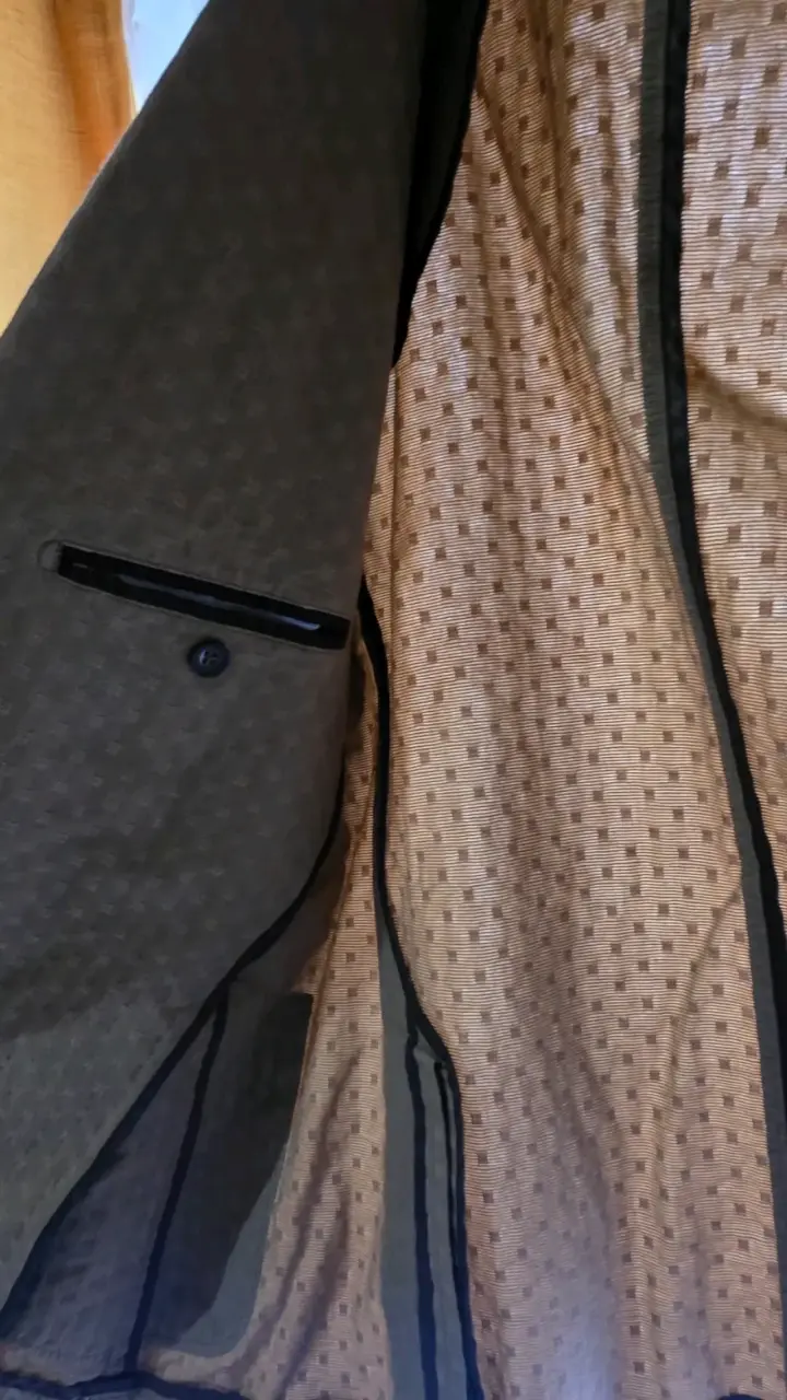 Blazer marrón con textura - 3
