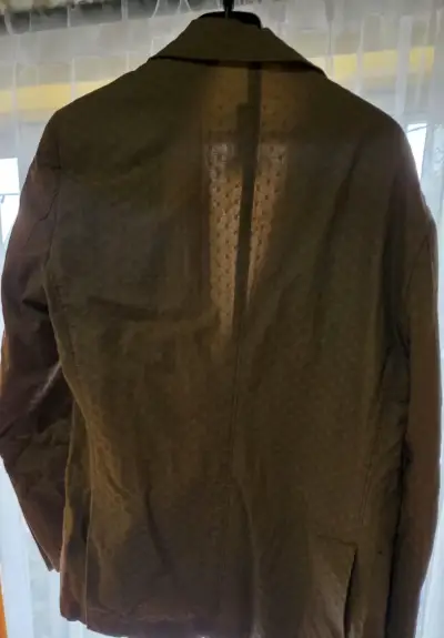 Blazer marrón con textura - miniatura 4