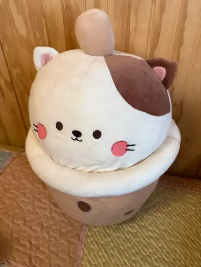 Peluche grande de gato - miniatura 1