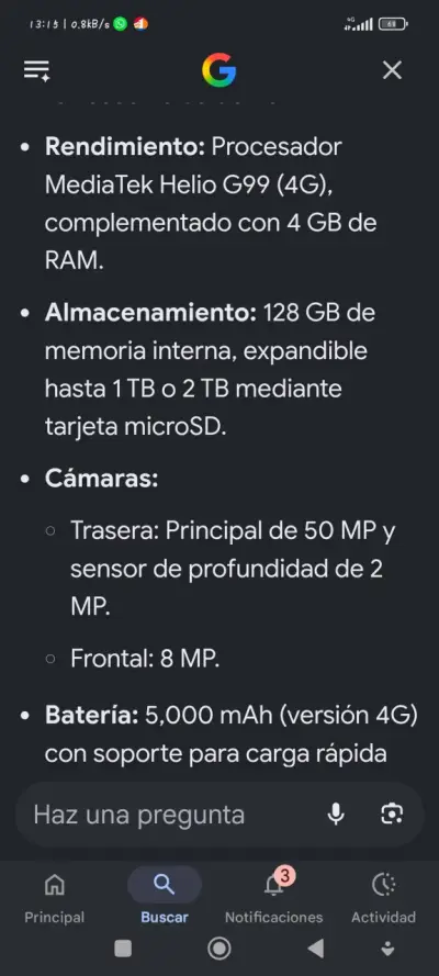 Smartphone Galaxy A07 nuevo - miniatura 5