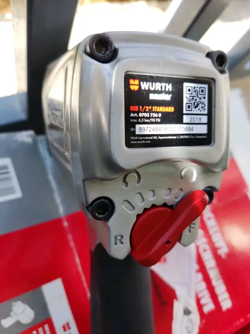 Llave de impacto neumática Würth - 3