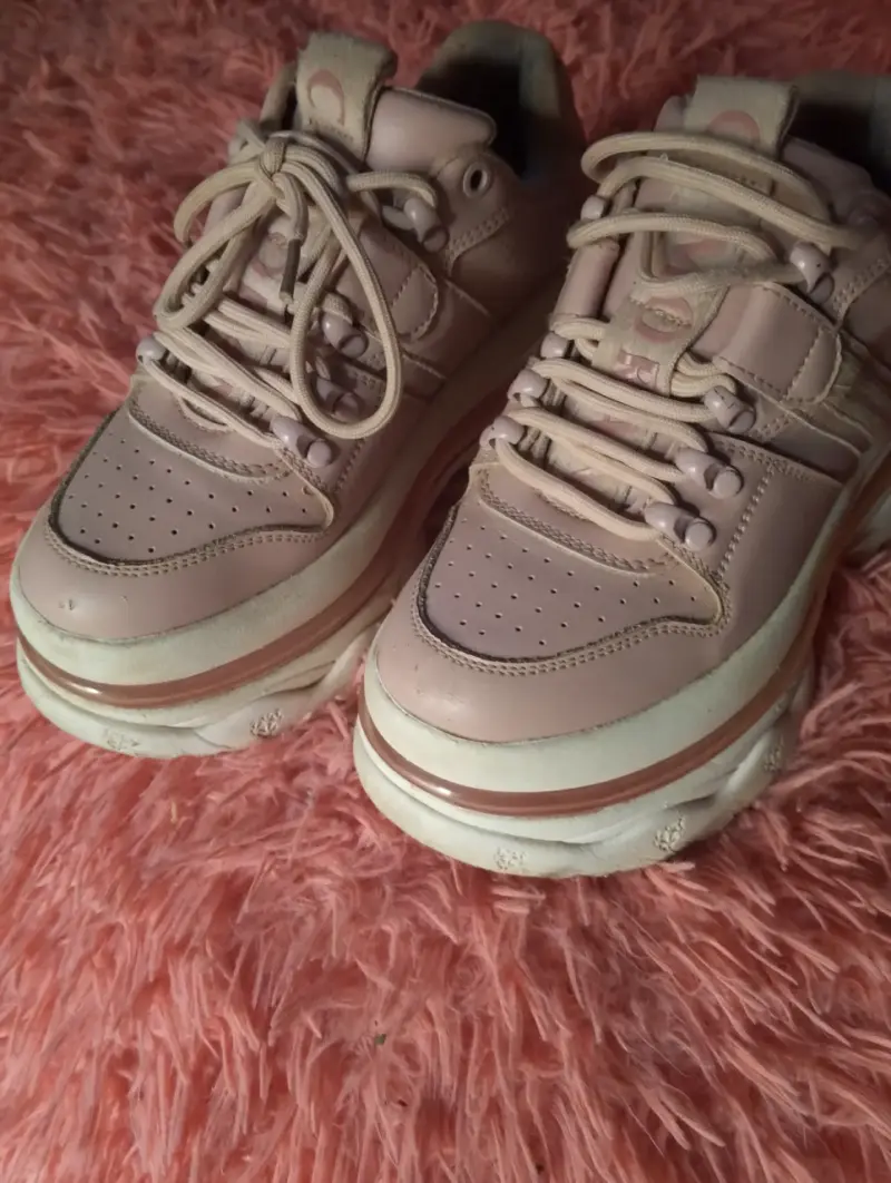 Zapatillas rosadas de plataforma cmoran - 2