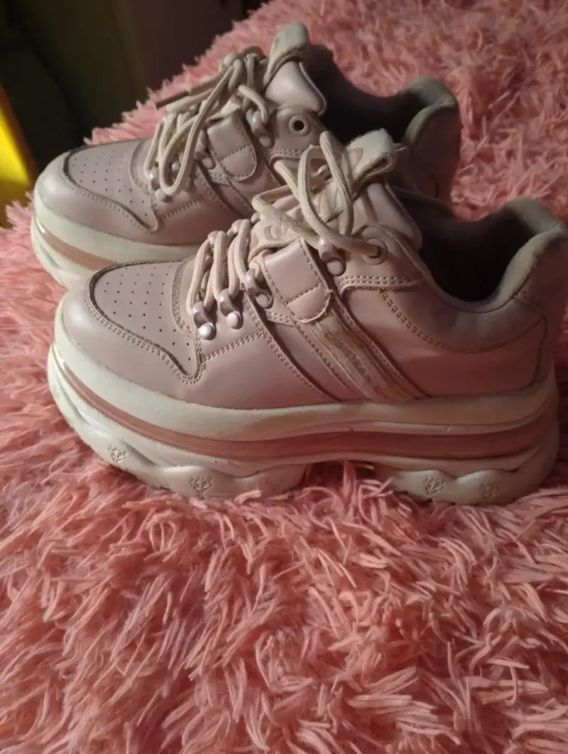 Zapatillas rosadas de plataforma cmoran - 3