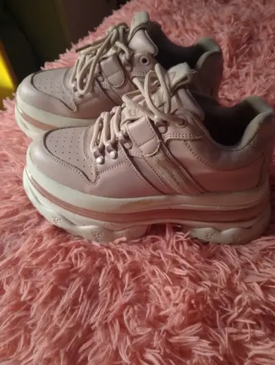 Zapatillas rosadas de plataforma cmoran - miniatura 3