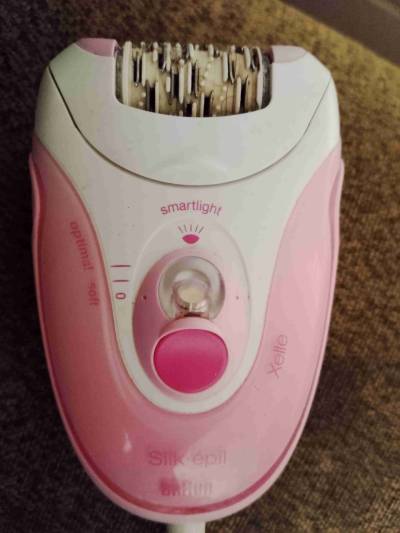 Depiladora eléctrica rosa - miniatura 1