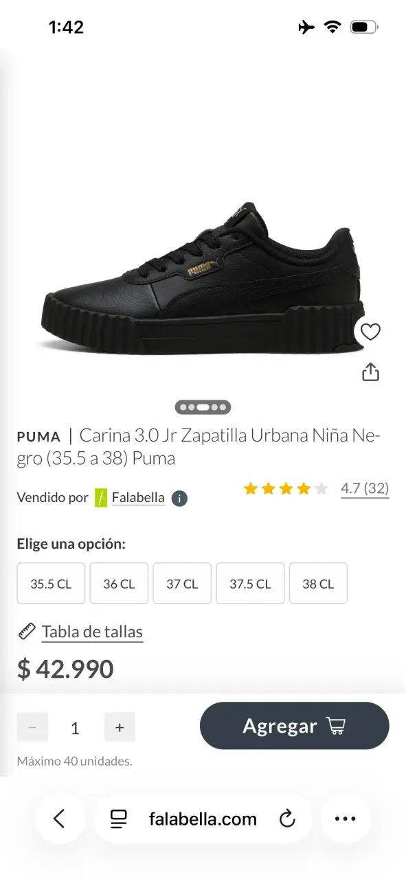 Zapatillas negras Puma nuevas - 2