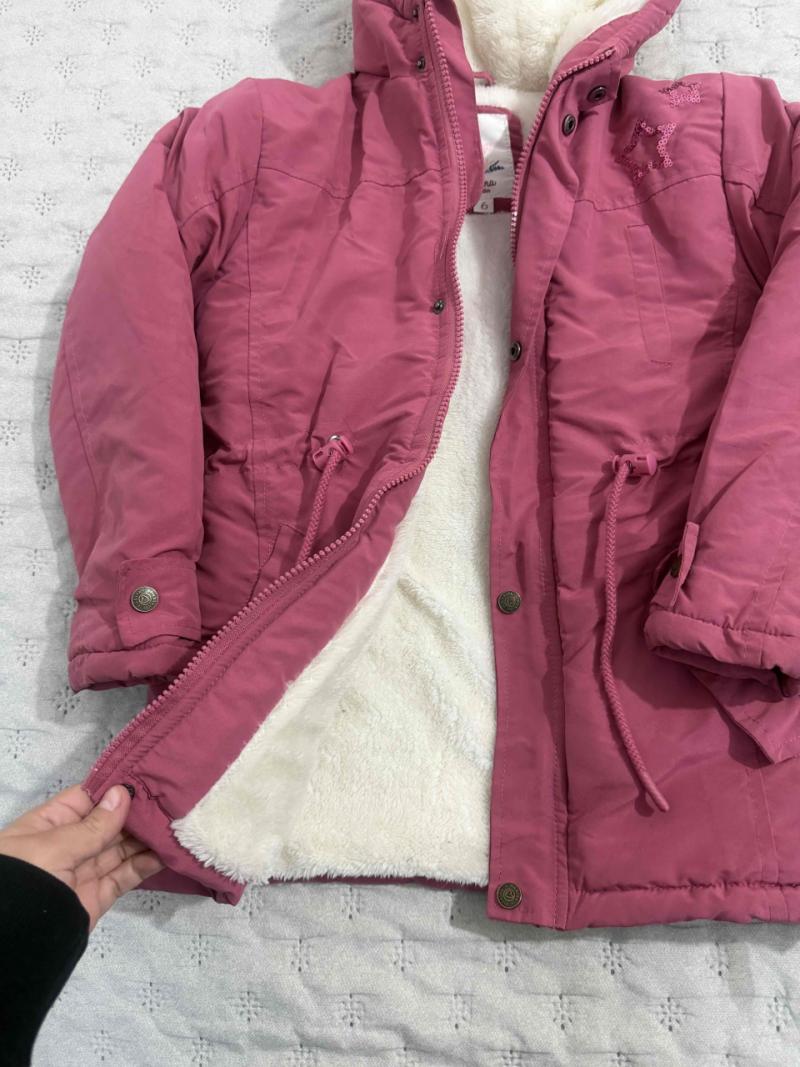 Parka Pillin rosada para niña - 2