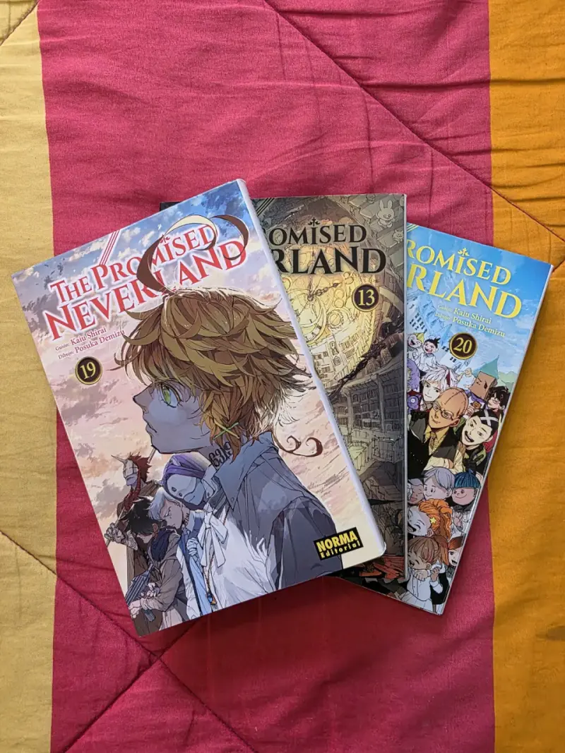 Mangas The Promised Neverland Vol. 13, 19 y 20