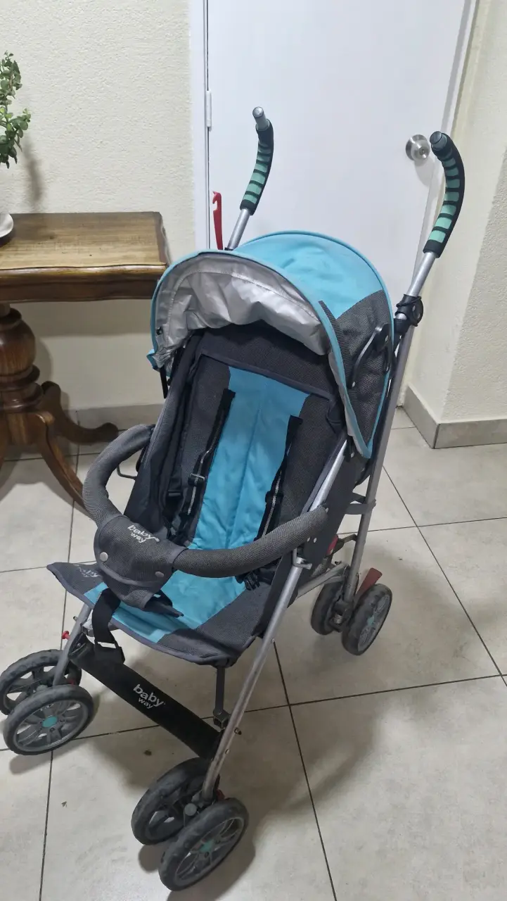 Coche de bebé azul