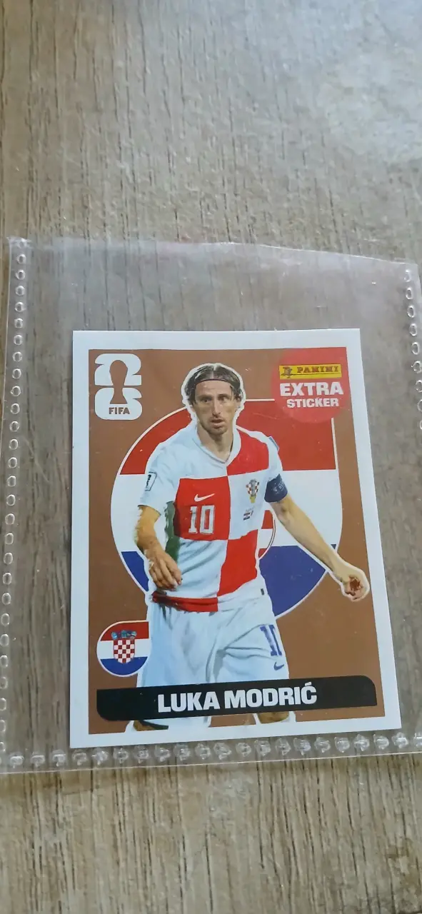 Lámina Panini Luka Modric extra