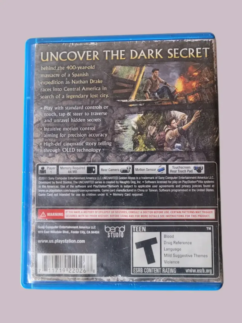 Uncharted: Golden Abyss Psvita - 2