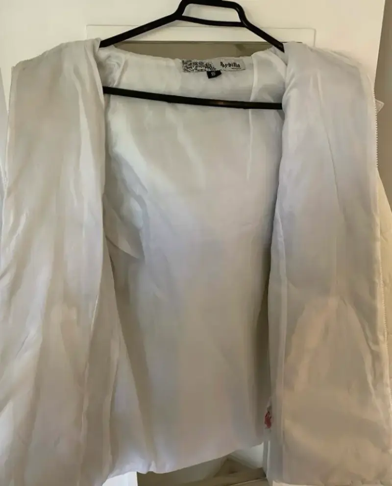 Parka de abrigo blanca - 3