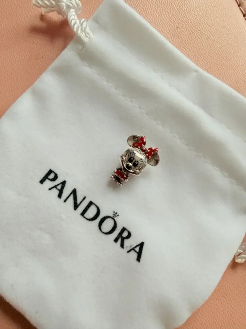 Charm Minnie Mouse tipo Pandora 925 - 1