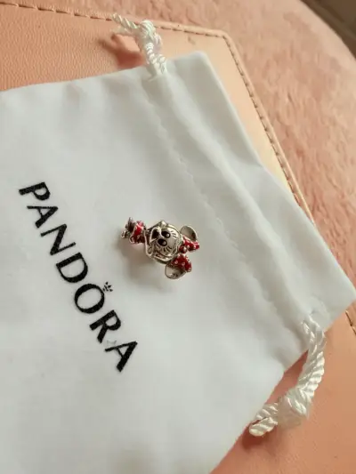 Charm Minnie Mouse tipo Pandora 925 - miniatura 2
