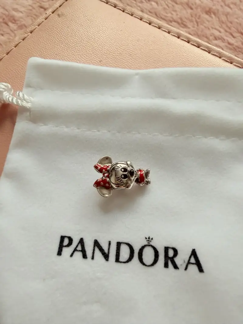 Charm Minnie Mouse tipo Pandora 925 - 3