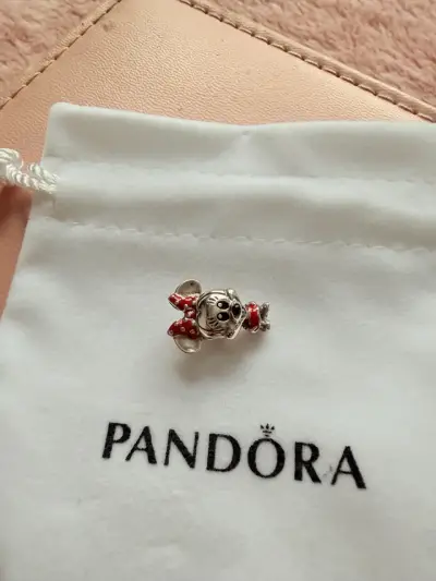 Charm Minnie Mouse tipo Pandora 925 - miniatura 3