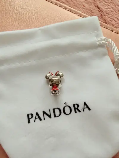 Charm Minnie Mouse tipo Pandora 925 - miniatura 4