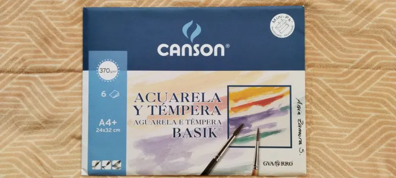 Papel para acuarela Canson A4+ - 1