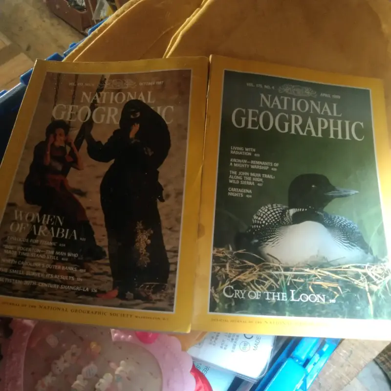 Revistas National Geographic antiguas