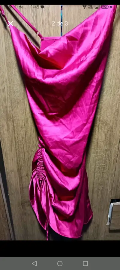Vestido ajustado rojo elegante - miniatura 2