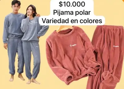 Pijama polar unisex colores variados - miniatura 1