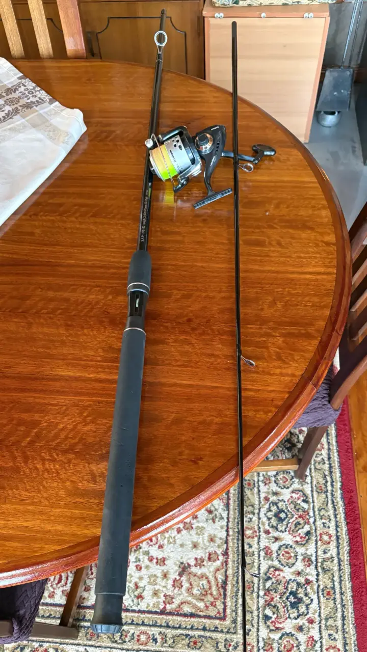 Carrete de pesca Proton prf 60 y caña Mitchell - 5
