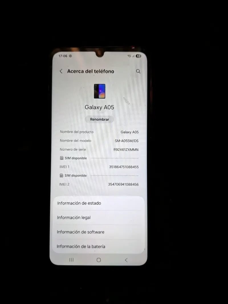 Teléfono Galaxy A05 Dual SIM - 1