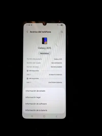 Teléfono Galaxy A05 Dual SIM - miniatura 1