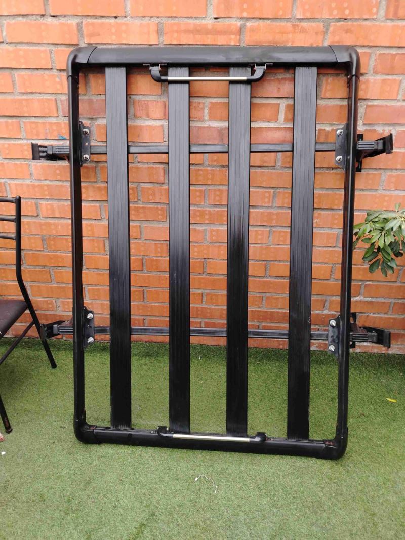 Parrilla de techo negra para auto - 1