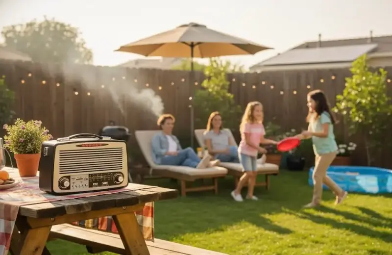 Radio retro portátil AudioPro- Bluetooth - 2