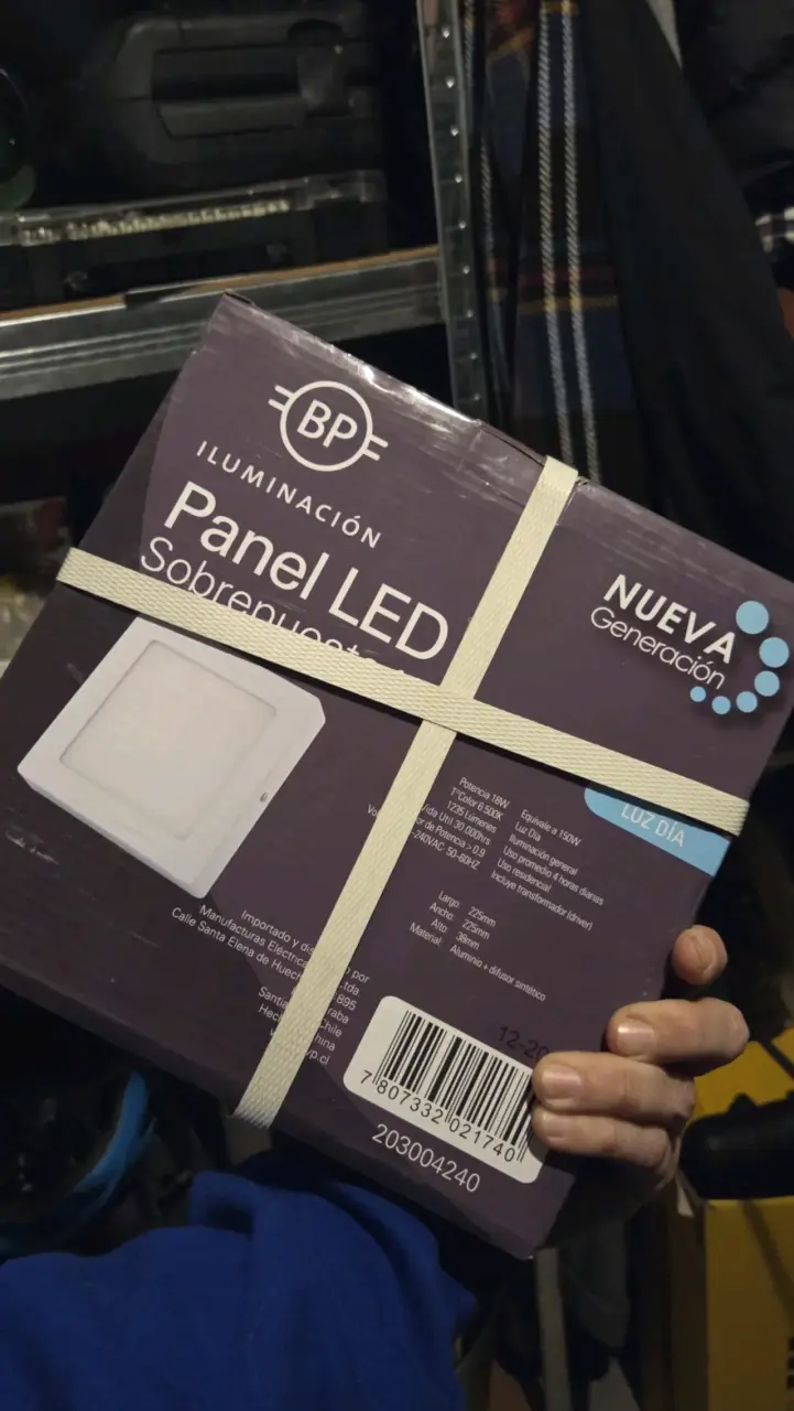 Panel LED BP 18W luz día - 2